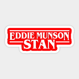 Eddie Munson Stan v2 Sticker